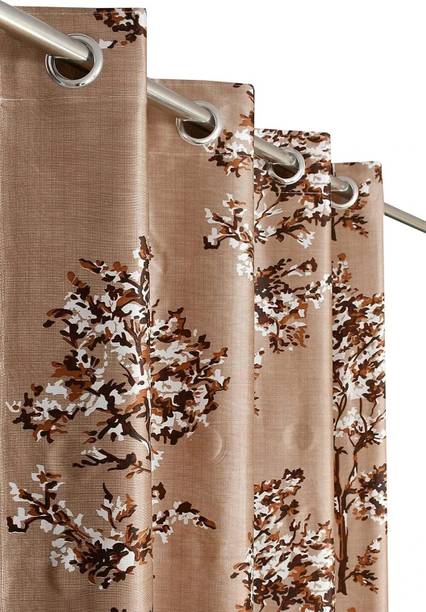Quibble 152 cm (5 ft) Door Polyester Room Darkening Curtain Single Curtain