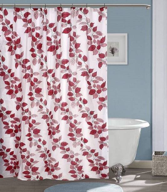 SHAVIN 220 cm (7 ft) Door PVC Semi Transparent Curtain Single Curtain