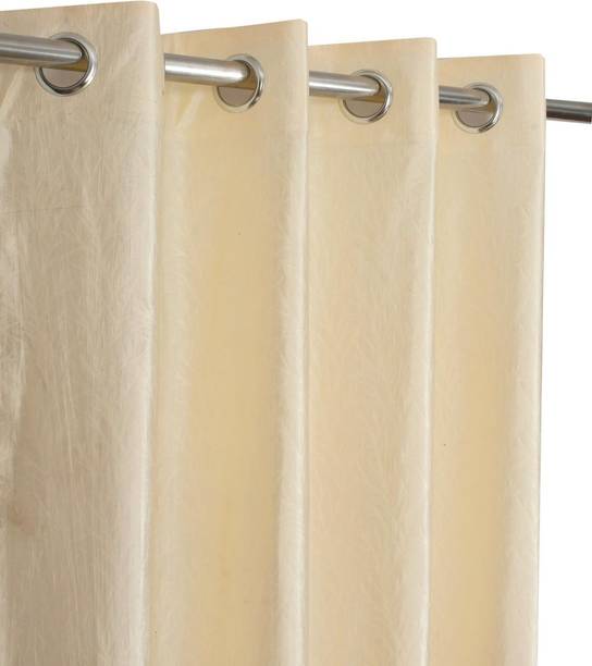 AH ARTSY HOME 275 cm (9 ft) Long Door Polyester Room Darkening Curtain Single Curtain