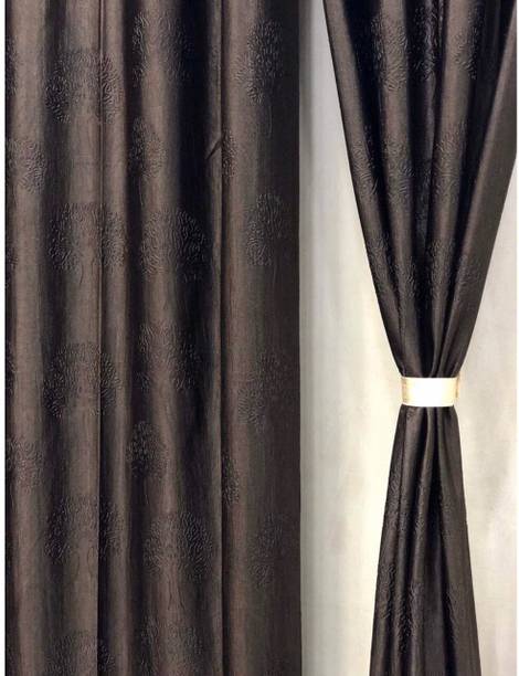 RIFTER 213 cm (7 ft) Door Polyester Room Darkening Curtain (Pack Of 2)