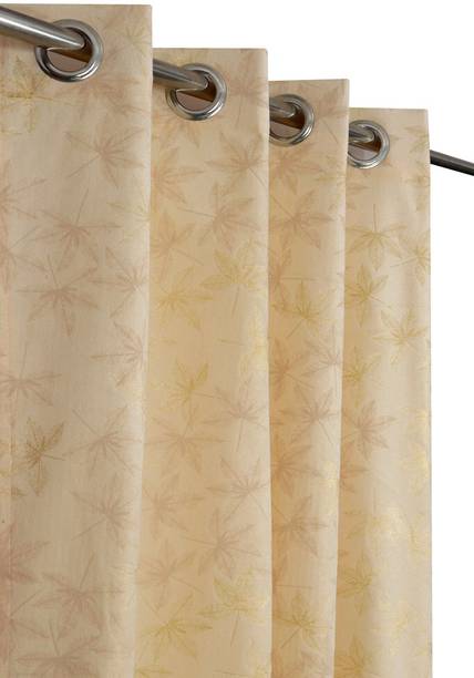 Elam 213.36 cm (7 ft) Door Velvet Room Darkening Curtain (Pack Of 2)