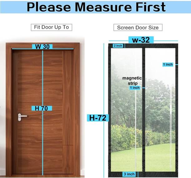 The Furnishing Tree 182.88 cm (6 ft) Door PVC Transparent Curtain Single Curtain - Buy The Furnishing Tree 182.88 cm (6 ft) Door PVC Transparent Curta