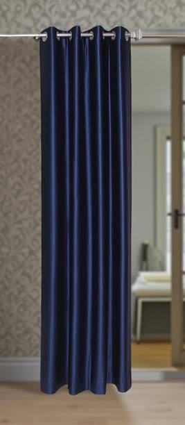 Home Stylish 274 cm (9 ft) Long Door Polyester Room Darkening Curtain Single Curtain