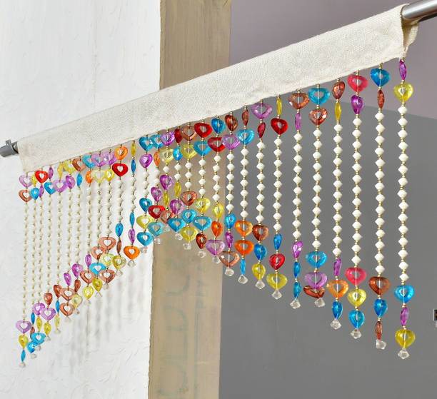 Polartains 60 cm (2 ft) PVC Transparent Door Curtain Single Curtain