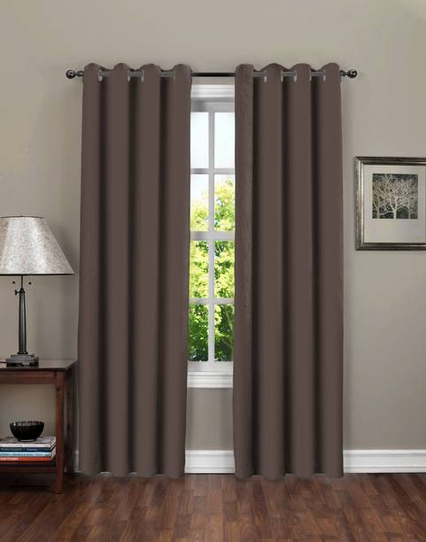 Flipkart SmartBuy 213 cm (7 ft) Door Polyester Blackout Curtain (Pack Of 2)