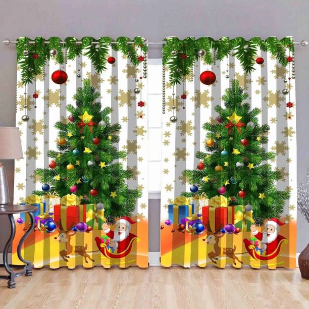 Panipat home decor 213 cm (7 ft) Polyester Room Darkening Door Curtain Single Curtain
