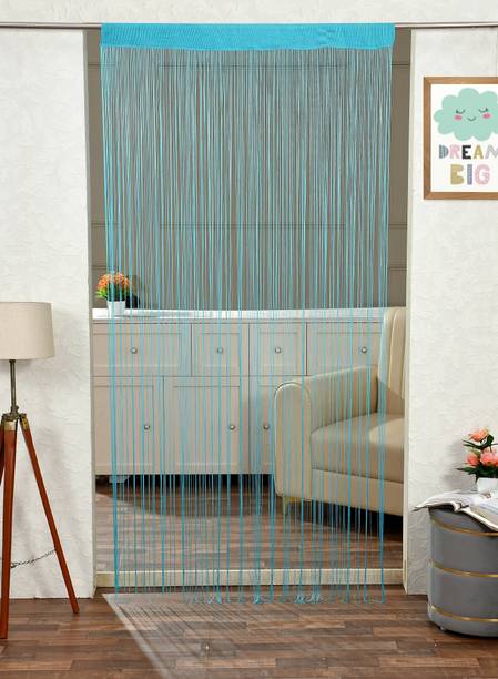 goycors 213 cm (7 ft) Polyester Transparent Door Curtain Single Curtain