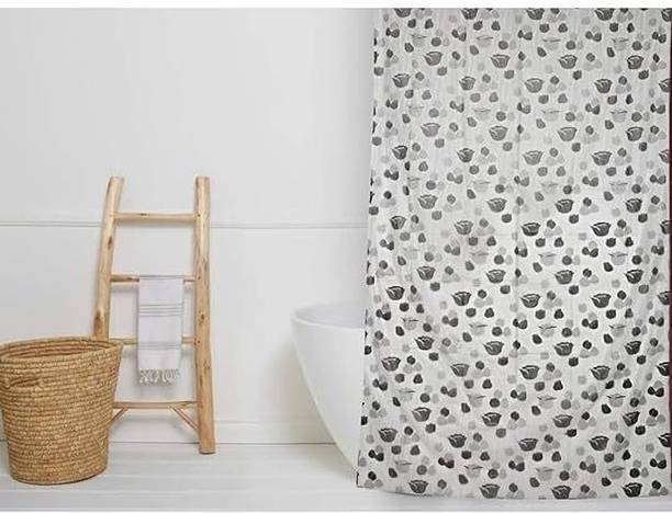 PRIMAH 152.4 cm (5 ft) Window PVC Semi Transparent Curtain Single Curtain