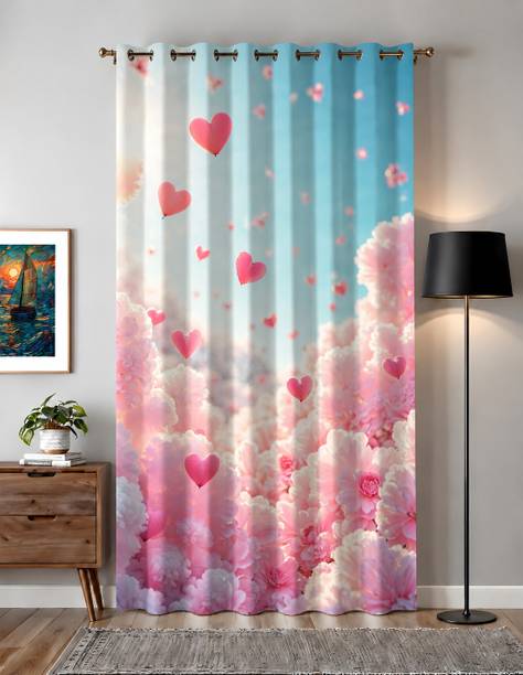 JAGDISH ENTERPRISE 152 cm (5 ft) Window Polyester Room Darkening Curtain Single Curtain
