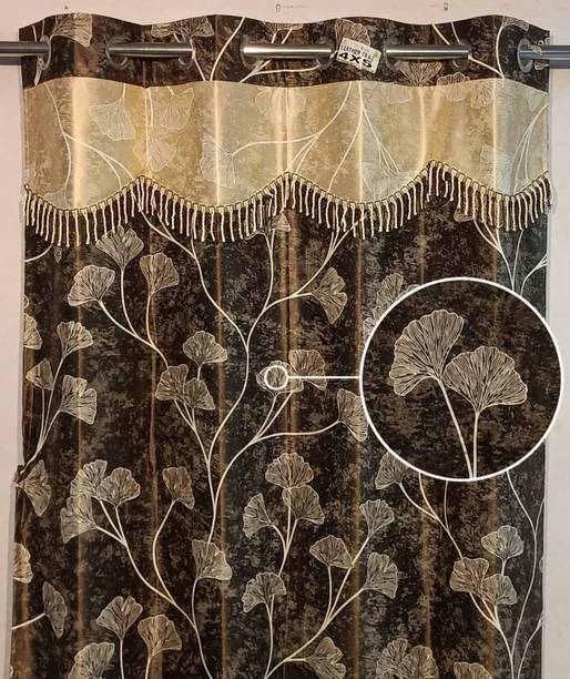 Mangalam Furnishing 152 cm (5 ft) Window Polyester Room Darkening Curtain Single Curtain