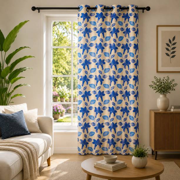 Meiva 152 cm (5 ft) Window Polyester Room Darkening Curtain Single Curtain