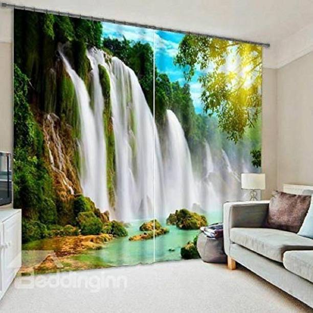 SHREE PM 150 cm (5 ft) Polyester Room Darkening Window Curtain Single Curtain