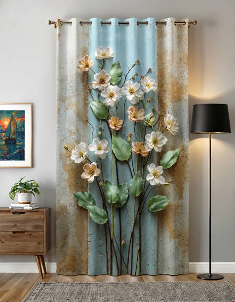 JAGDISH ENTERPRISE 213 cm (7 ft) Window Polyester Room Darkening Curtain Single Curtain