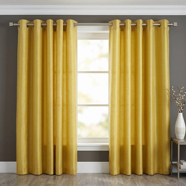 SoftSphere 211 cm (7 ft) Window Polyester Room Darkening Curtain Single Curtain