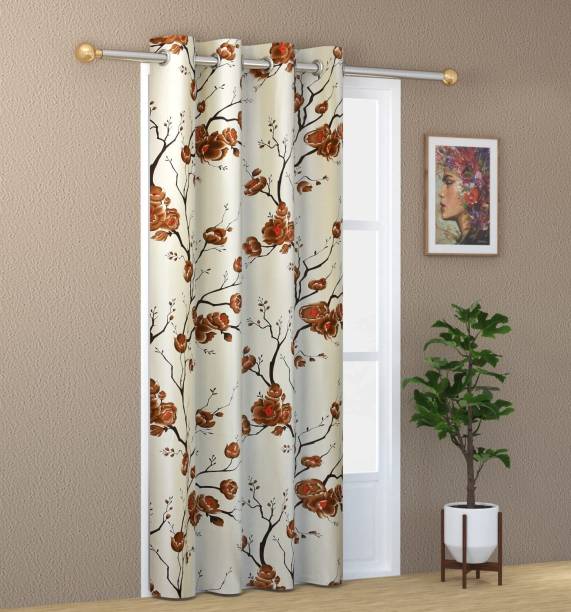 CurtainWala 213.36 cm (7 ft) Polyester Room Darkening Door Curtain Single Curtain