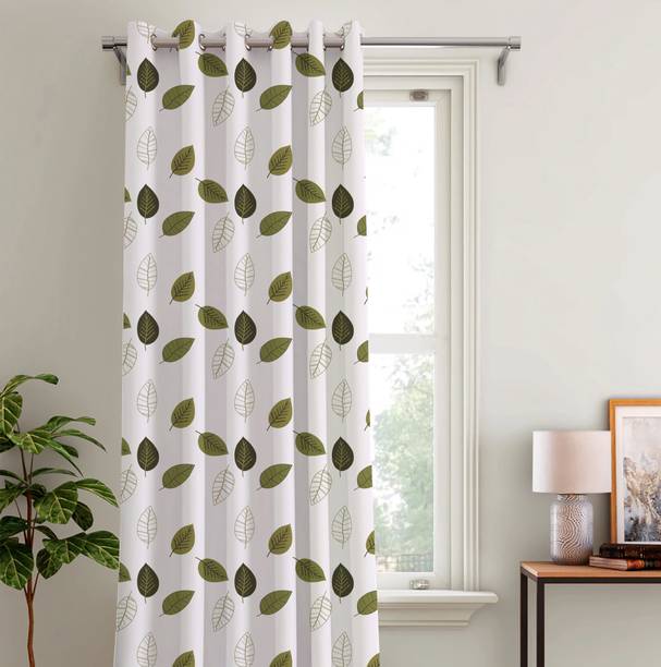 Cotonex 153 cm (5 ft) कॉटन खिड़की पर्दा एक पर्दा