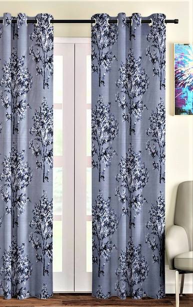 Fashion String 153 cm (5 ft) Polyester Semi Transparent Window Curtain Single Curtain