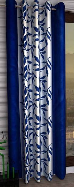 BELLA TRUE 213 cm (7 ft) Door Polyester Semi Transparent Curtain Single Curtain
