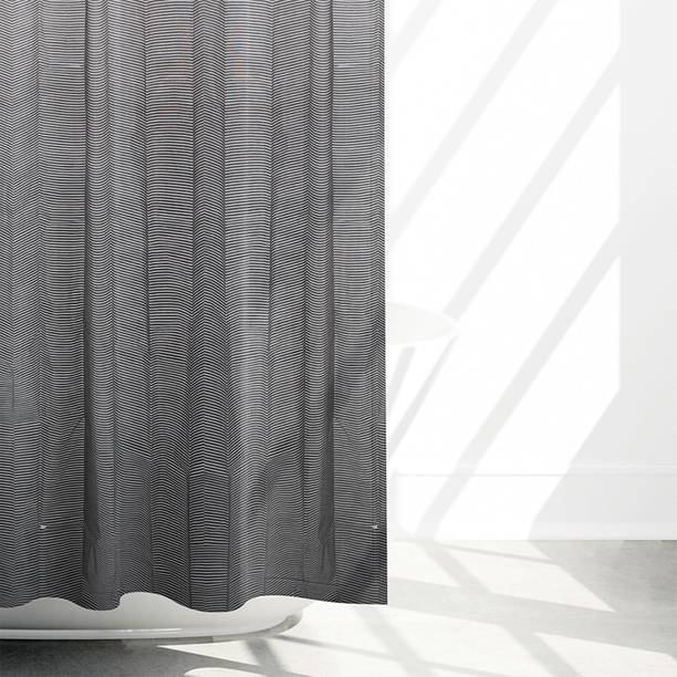jktraders 175 cm (6 ft) Shower PEVA Transparent Curtain Single Curtain