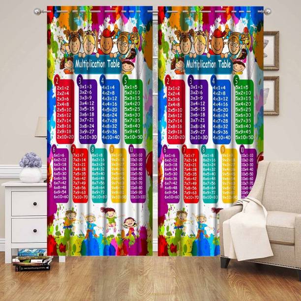 UNICLO 152.4 cm (5 ft) Polyester Room Darkening Window Curtain Single Curtain