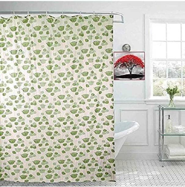 PRIMAH 152.4 cm (5 ft) Window PVC Room Darkening Curtain Single Curtain