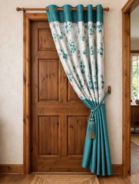MPLUSGARMENTS 213 cm (7 ft) Door Polyester Room Darkening Curtain Single Curtain