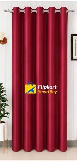 Flipkart SmartBuy 158 cm (5 ft) Window Polyester Room Darkening Curtain Single Curtain