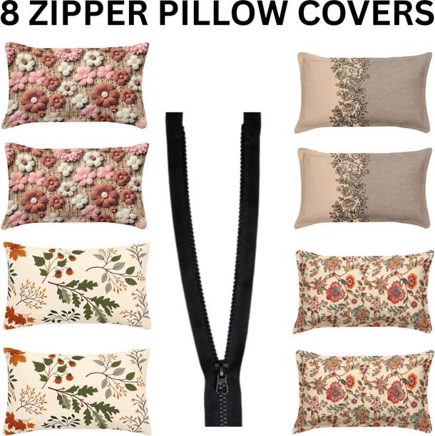 ZIPPYBIZ Cotton, Polycotton, Polyester, Microfiber Pillows Cover