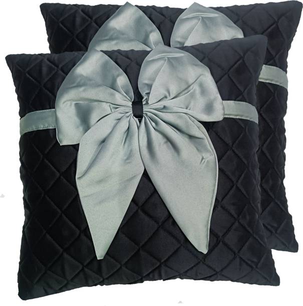 NOOR HOME Satin Cushions Cover