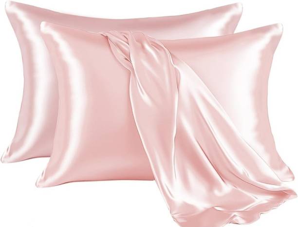 POORAK Satin Pillows Cover