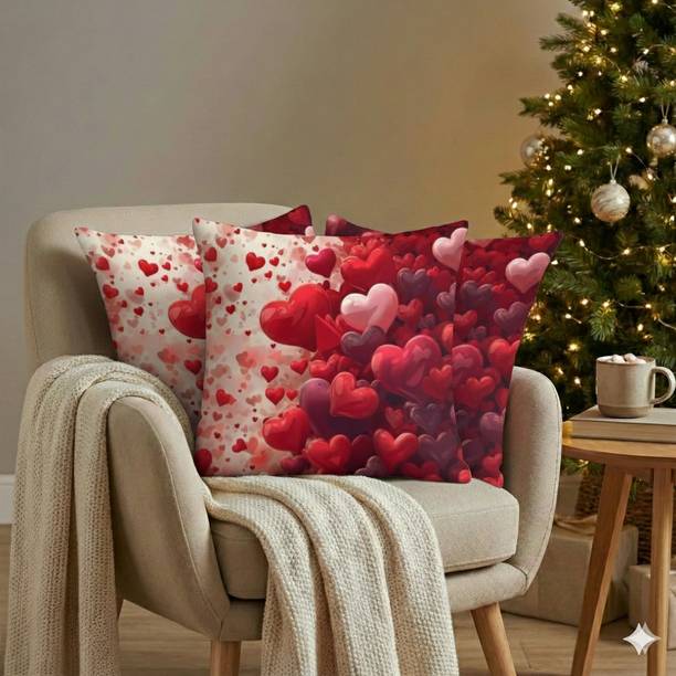 MAA HOME CONCEPT Microfiber, Cotton Cushions Cover