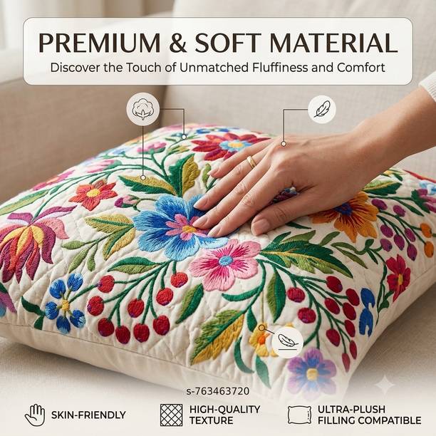 Shiva Texter Velvet Cushions Cover