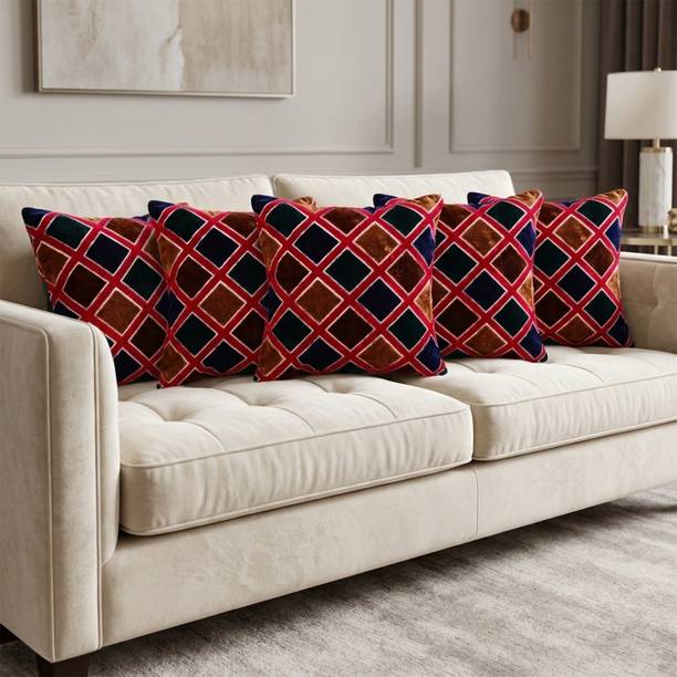 Aaries Velvet Cushions Cover