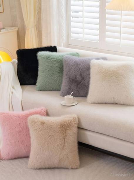 PICKKART Fur Cushions Cover