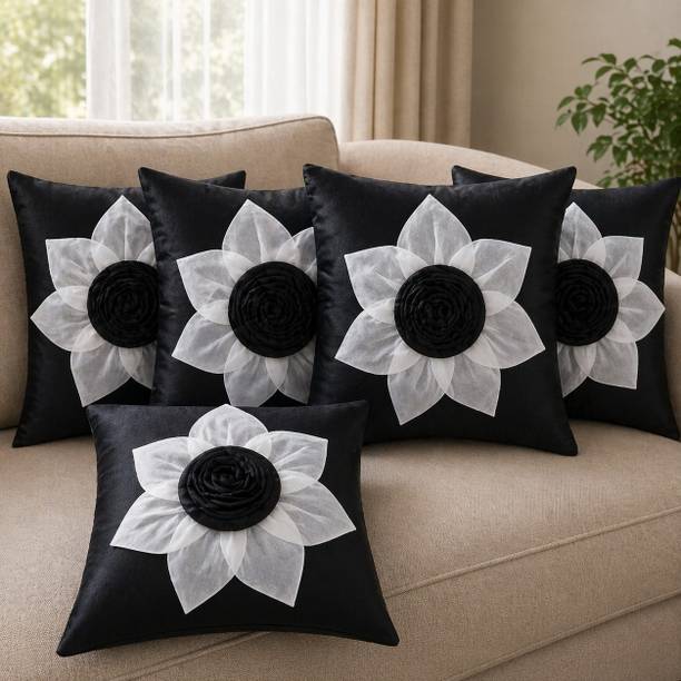 BOOSCART Silk Cushions & Pillows Cover