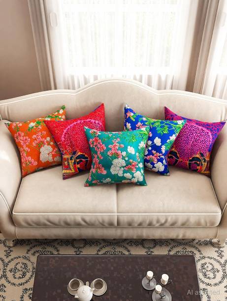 SEJ BY NISHA GUPTA Cotton Cushions Cover