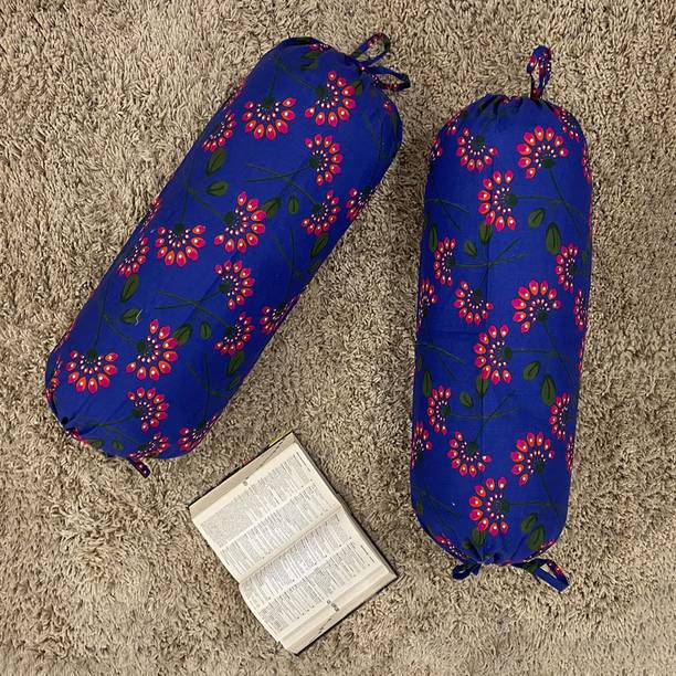 SWAYAM Cotton Bolsters Cover