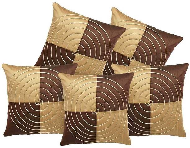 India Furnish Polyester, Dupion Silk Cushions & Pillows Cover
