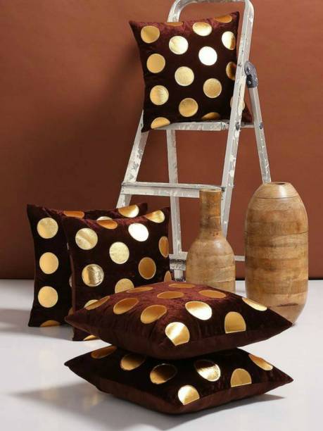 ASHIRWAD Dupion Silk Cushions Cover