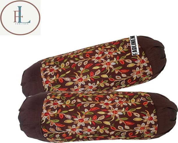 FabLinen Silk Bolsters Cover
