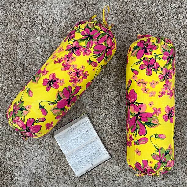 SWAYAM Cotton Bolsters Cover