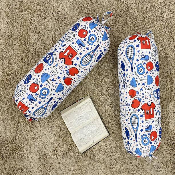 SWAYAM Cotton Bolsters Cover