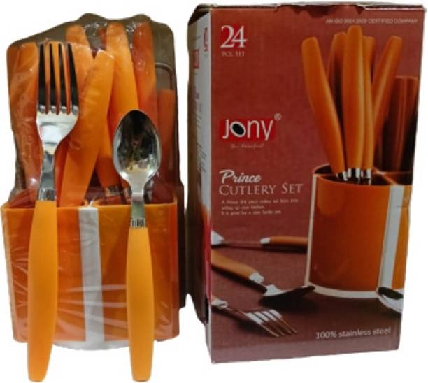 SHRI JI Stainless Steel, Plastic Cutlery Set