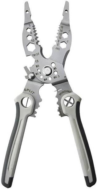 सेल्फ लब Stainless Steel Wire Stripper Wire Crimping Tool and Multi-Function Hand Tool वायर कटर