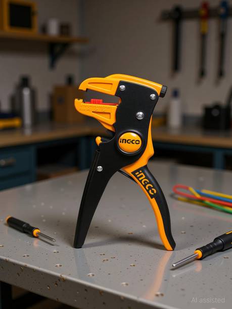 INGCO Wire Stripper 2 in 1 Cable with Cutter, Stripper Diameter: 0.5mm~6mm, Wire Cutter