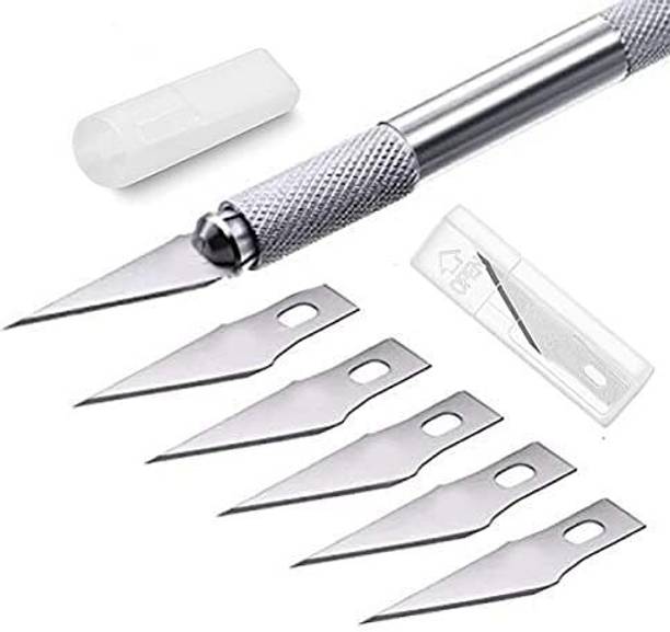 क्राइटोन DSR Detail Knife Metal Grip Hand Held Paper Cutter DSR Detail Knife Metal Grip Hand Held Paper Cutter निपर