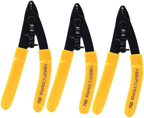 Optrotech Fiber Optical Stripper Plier High Precision Fiber Wire Cutter Stripper-Pack Of 3 Wire Cutter Wire Stripper & Wire Cutter Tool Wire Cutter