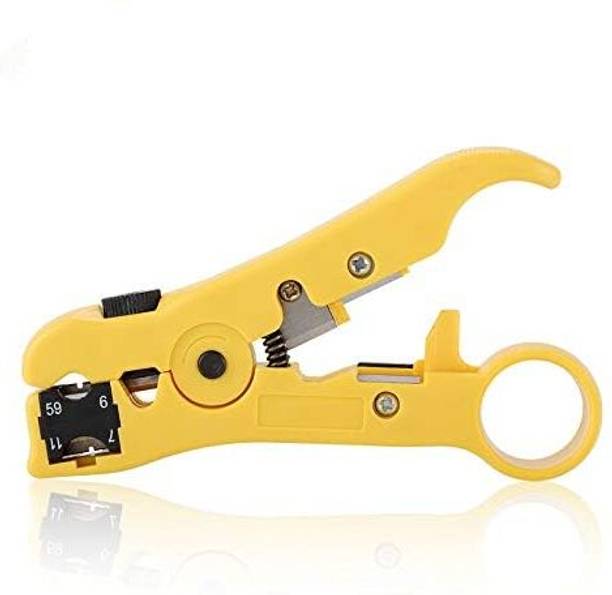 higadget Coaxial Cable Wire Cutter - Universal Wire Stripper, Cutter for Flat or Round UTP CAT5 CAT6 Wire Cutter