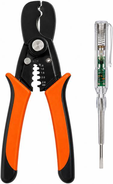 AMBDDED Professional Cable Cutter and Wire Stripper Hand Tool 8–14 AWG Durable Wire Cutter Tool & Tester for Electrical and Communication Cables Wire Cutter