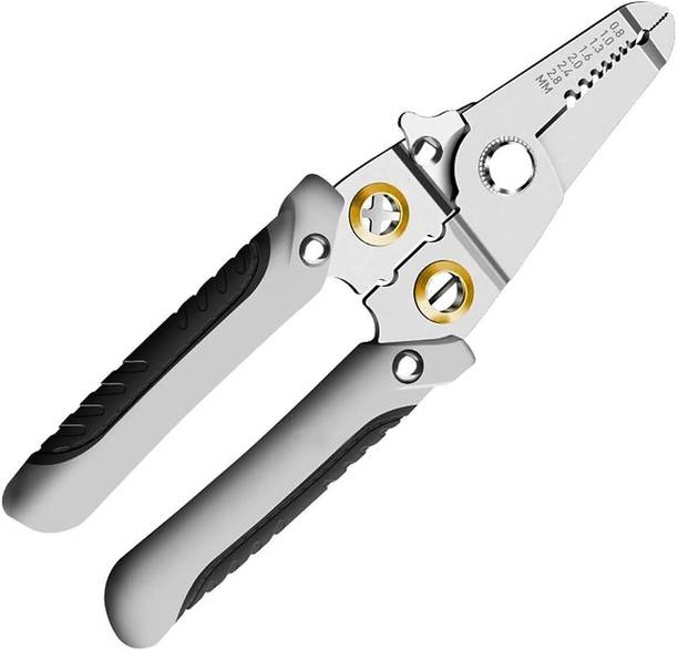 XBEY 6-in-1 Wire Stripper and Cutter Pliers Tools For Wire and Cable Stripping 6-in-1 Wire Stripper and Cutter Pliers Tools For Wire and Cable Stripping Wire Cutter
